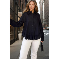 Pasaklı Giyim Kadın %100 Pamuk Gömlek 3570330 Siyah