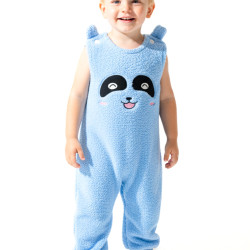 Welsoft Peluş Unisex Fermuarlı Kışlık Bebek Uyku Tulumu Bebek Tulumu Çocuk Tulumu Çocuk Kostümü TLMS