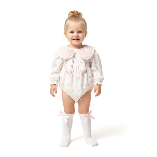 Kız Bebek Romper Kız Çocuk Romper Doğum Günü Parti Düğün Elbise Fiyonk Uzun Kol Romper