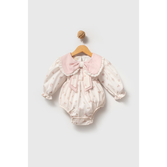 Kız Bebek Romper Kız Çocuk Romper Doğum Günü Parti Düğün Elbise Fiyonk Uzun Kol Romper