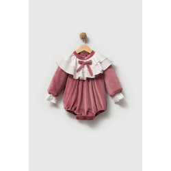 Kız Bebek Romper Kız Çocuk Romper Kadife Doğum Günü Parti Düğün Elbise Fiyonk Uzun Kol Romper