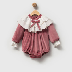 Kız Bebek Romper Kız Çocuk Romper Kadife Doğum Günü Parti Düğün Elbise Fiyonk Uzun Kol Romper