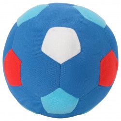 IKEA SPARKA  12 cm yumuşak oyuncak top, mavi-kırmızı, Futbol topu