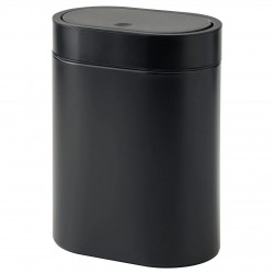IKEA BROGRUND Siyah 4 lt Dokunmatik Çöp Kutusu