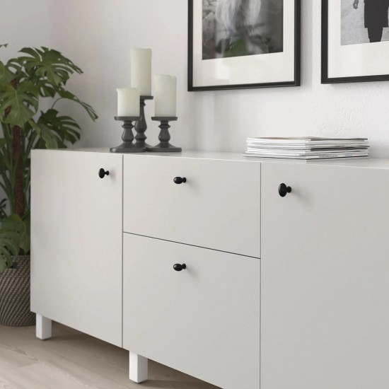 ENERYDA topuz, siyah, 35 mm, 2 adet