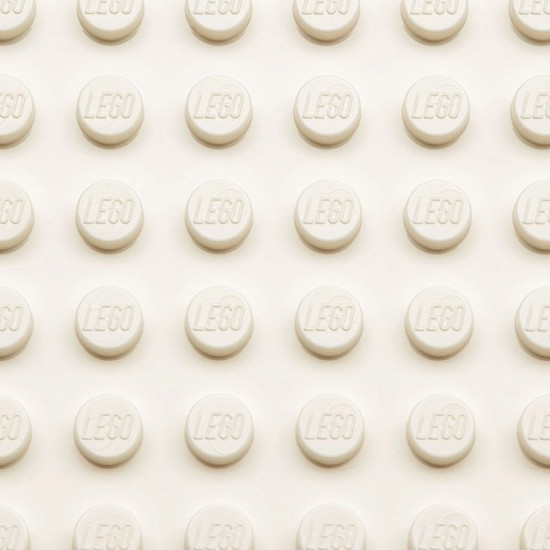 BYGGLEK kapaklı LEGO kutu beyaz 35x26x12 cm