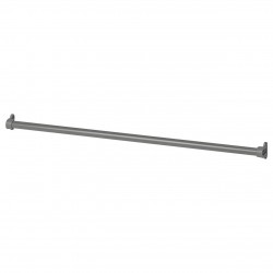 IKEA Askı Borusu Komplement Gri 75 cm