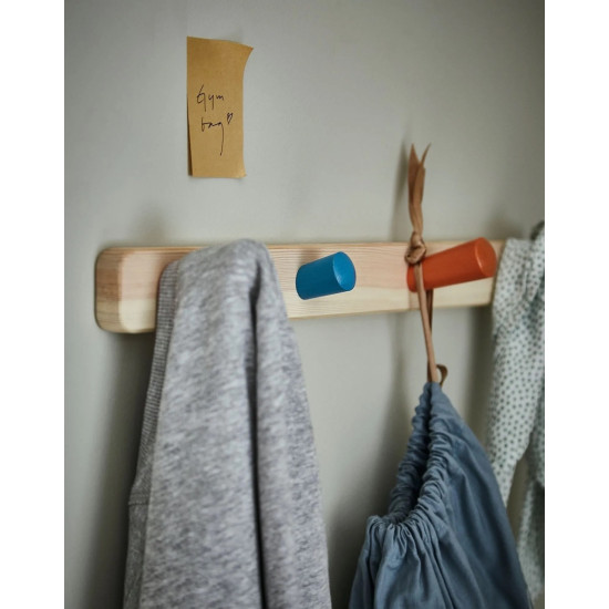 FLISAT ahşap duvar askısı, çok renkli, 47 cm