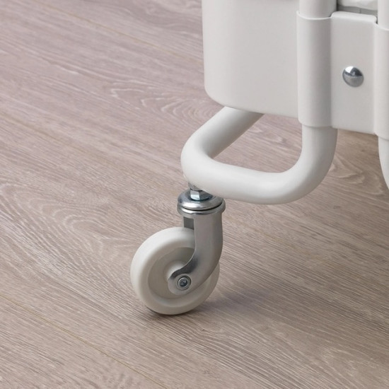 Rashult Servis Arabası , Beyaz, 38x28x65 Cm