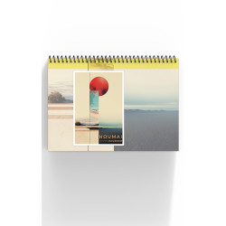 A5 Spiralli Haftalık Planlayıcı 100 sayfa Gün Batımı Tema