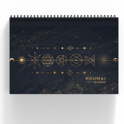 A5 Spiralli Haftalık Planlayıcı 100 sayfa Yıldız Tema