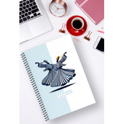 Sınav Hazırlık Ders Planlayıcı Defter A5 Ebat Spiralli TUS, TYT, AYT, KPSS, DGS,YKS,LGS Sadakat Tema