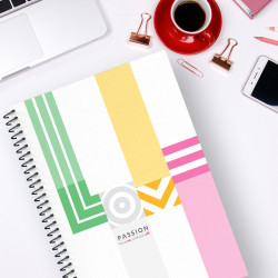 Sınav Hazırlık Ders Planlayıcı Defter A5 Ebat Spiralli TUS, TYT, AYT, KPSS, DGS,YKS,LGS Love Tema