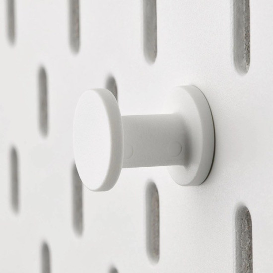 Skadis Çok Amaçlı Pano Parçası 19 Mm 5 Adet Beyaz