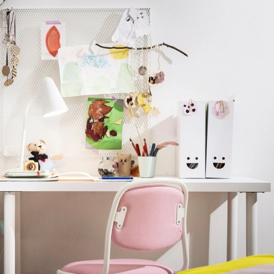 Tjabba Gülen Yüz 2 Li Set Beyaz Kutu Klasör Dosyalık Magazinlik Evrak Dergi Dosyası 2 Adet