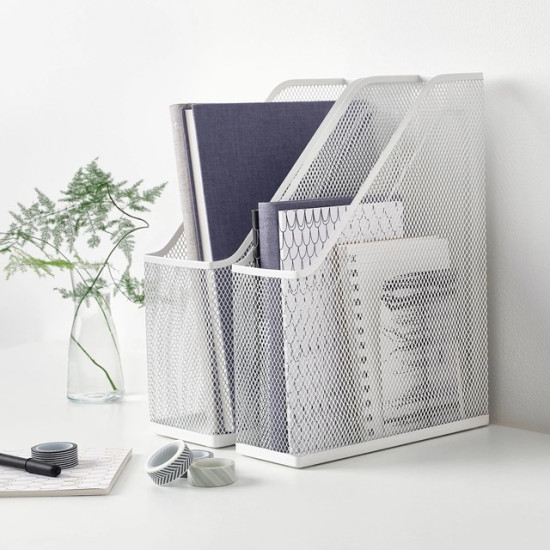 IKEA Drönjöns Çelik Dosyalık, beyaz, 2 adet