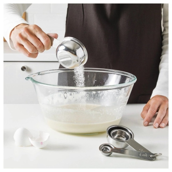 İkea Ölçü Kaşığı Paslanmaz Çelik 5'Li Set