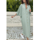 Pasaklı Giyim Kadın Oversize Yarasa Kol Tesettüre Uygun Gömlek Elbise-Tesettür Tunik 3282528 Mint