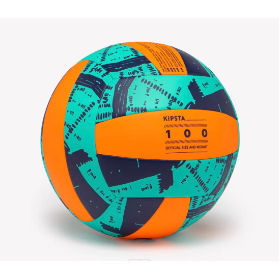 Decathlon KIPSTA Öğretici Voleybol Topu - 5 Numara - Mavi/Turuncu - VB100