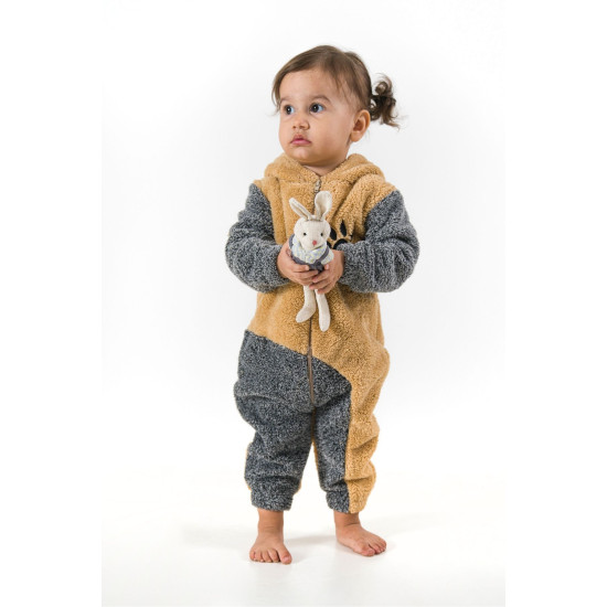 Welsoft Peluş Unisex Kışlık Bebek Takımları Çocuk Giyim Bebek Kıyafeti çocuk kostümü Sevimli Ayı