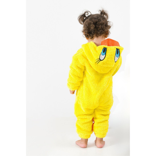 Welsoft Peluş Unisex Kışlık Bebek Takımları Çocuk Giyim Bebek Kıyafeti çocuk kostümü Sevimli Civciv