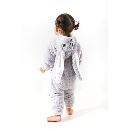 Welsoft Peluş Unisex Kışlık Bebek Takımları Çocuk Giyim Bebek Kıyafeti çocuk kostümü Sevimli Tavşan