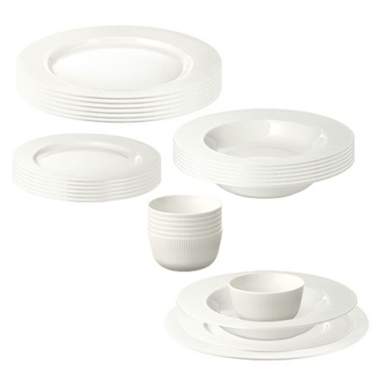 ikea-ofantligt-yemek-takımı-beyaz-beyaz