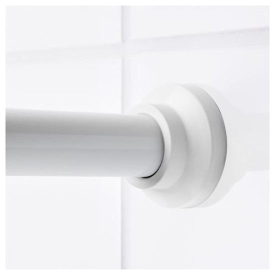 IKEA BOTAREN - duş perdesi çubuğu, 120-200 cm (beyaz)