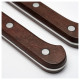 IKEA LINDRIG - biftek bıçağı seti, 24 cm (koyu kahve) koyu kahve