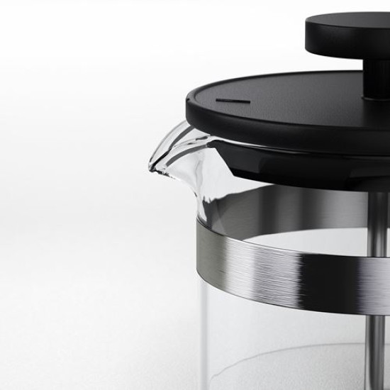 ikea-upphetta-french-press-1-lt-paslanmaz-çelik-siyah-paslanmaz-çelik-siyah