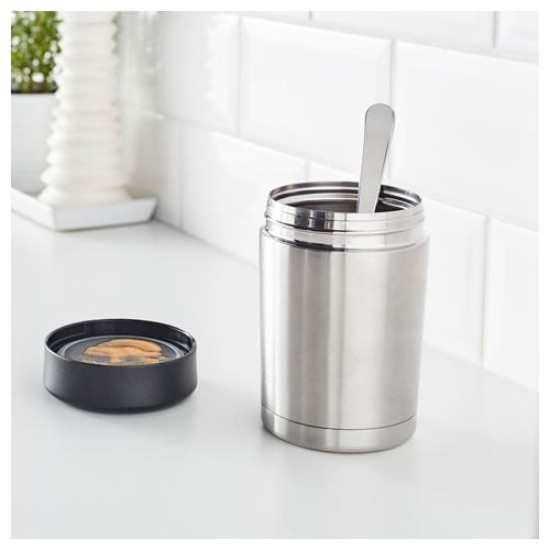 EFTERFRÅGAD - yemek termosu, 0,5 lt (paslanmaz çelik) paslanmaz çelik