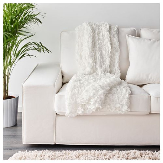 IKEA OFELIA - yatak örtüsü, 130x170 cm (beyaz)