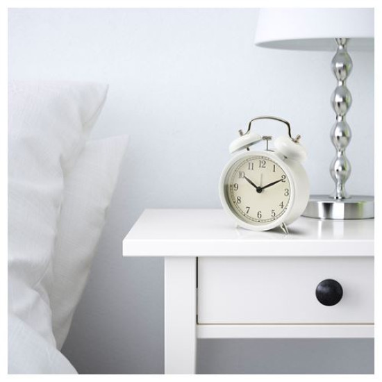 ikea-dekad-çalar-saat-10-cm-beyaz-beyaz