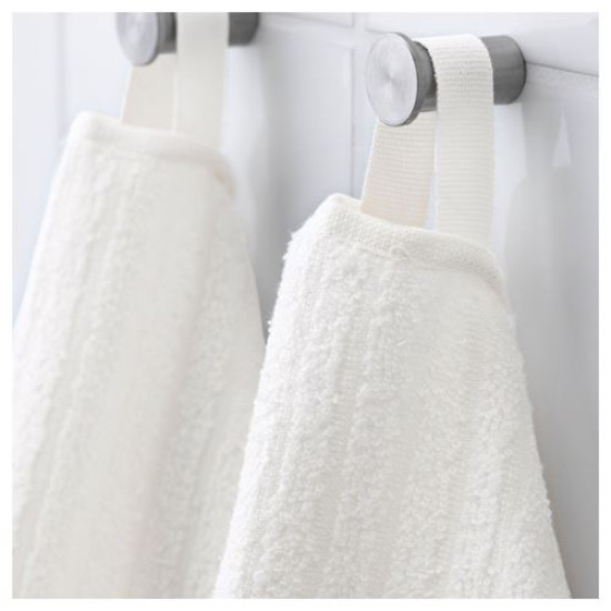 IKEA VÅGSJÖN - banyo havlusu, 70x140 cm (beyaz)