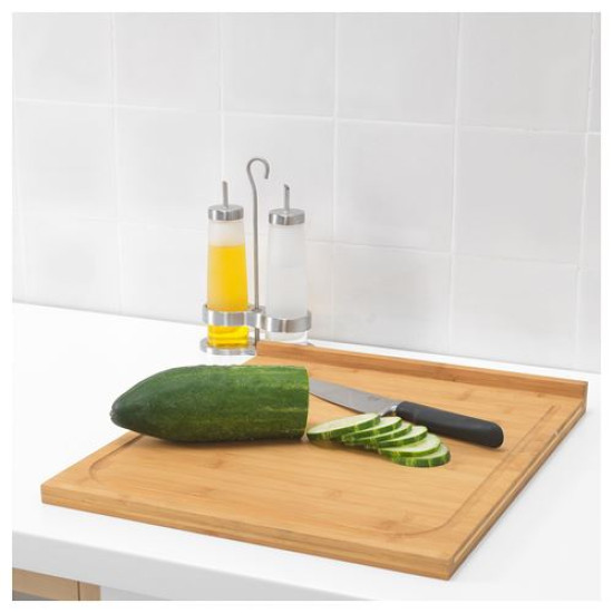 IKEA LÄMPLIG - kesme tahtası, 45x38 cm (bambu) bambu