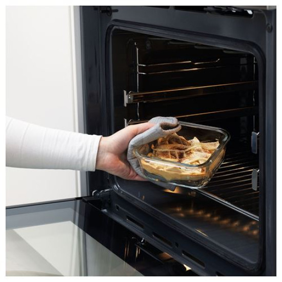 IKEA 365+ - kapaklı cam saklama kabı, 600 ml (cam-bambu) cam-bambu