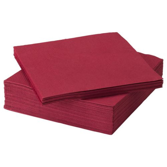 ikea-fantastisk-peçete-40x40-cm-koyu-kırmızı-koyu-kırmızı
