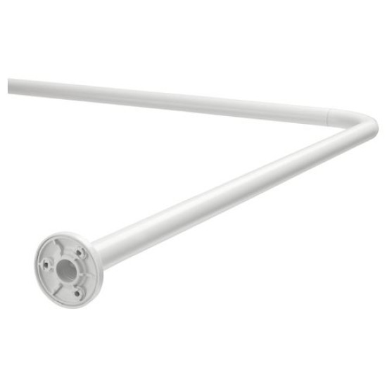 ikea-vikarn-duş-perdesi-çubuğu-beyaz-beyaz