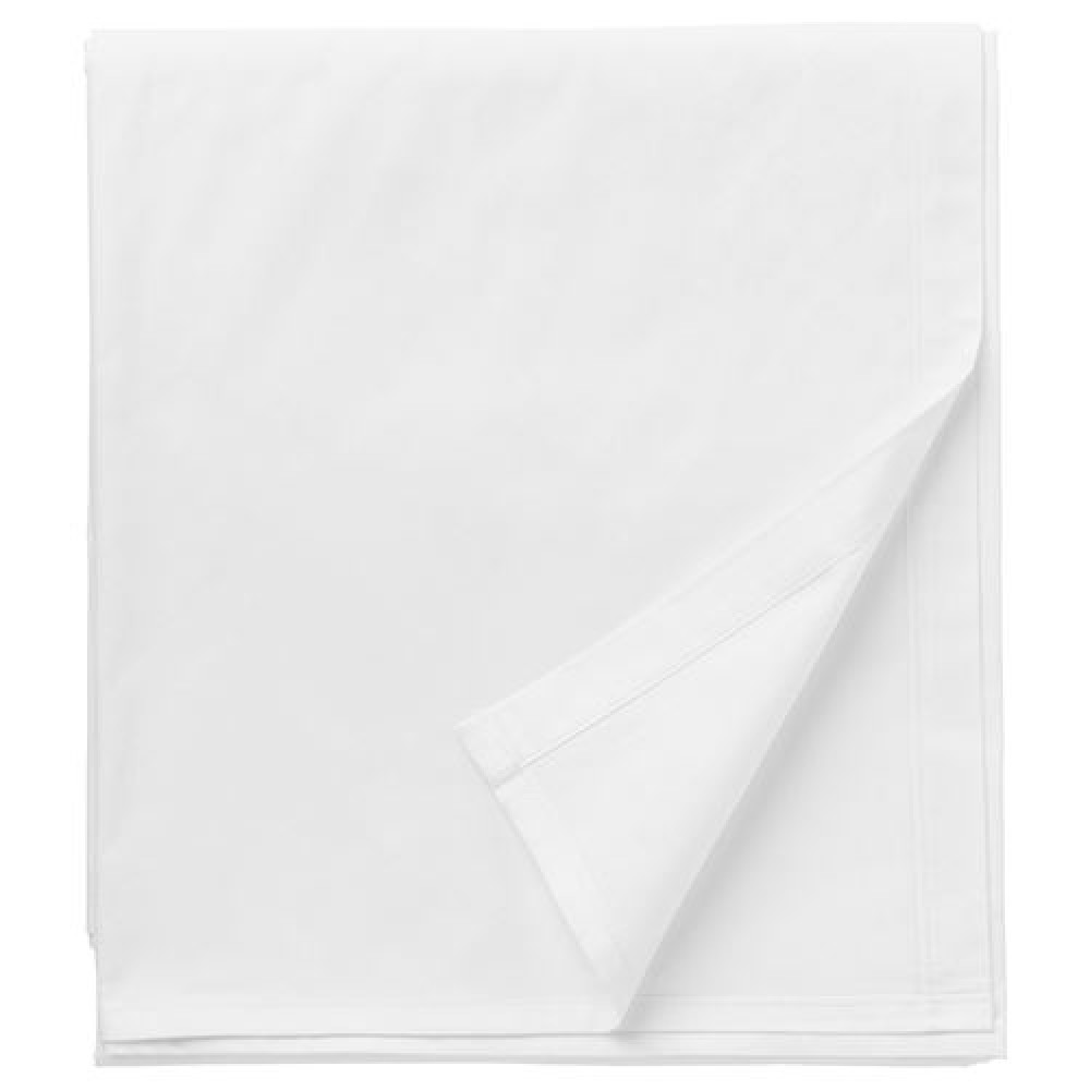 IKEA DVALA - tek kişilik çarşaf, 150x260 cm (beyaz)