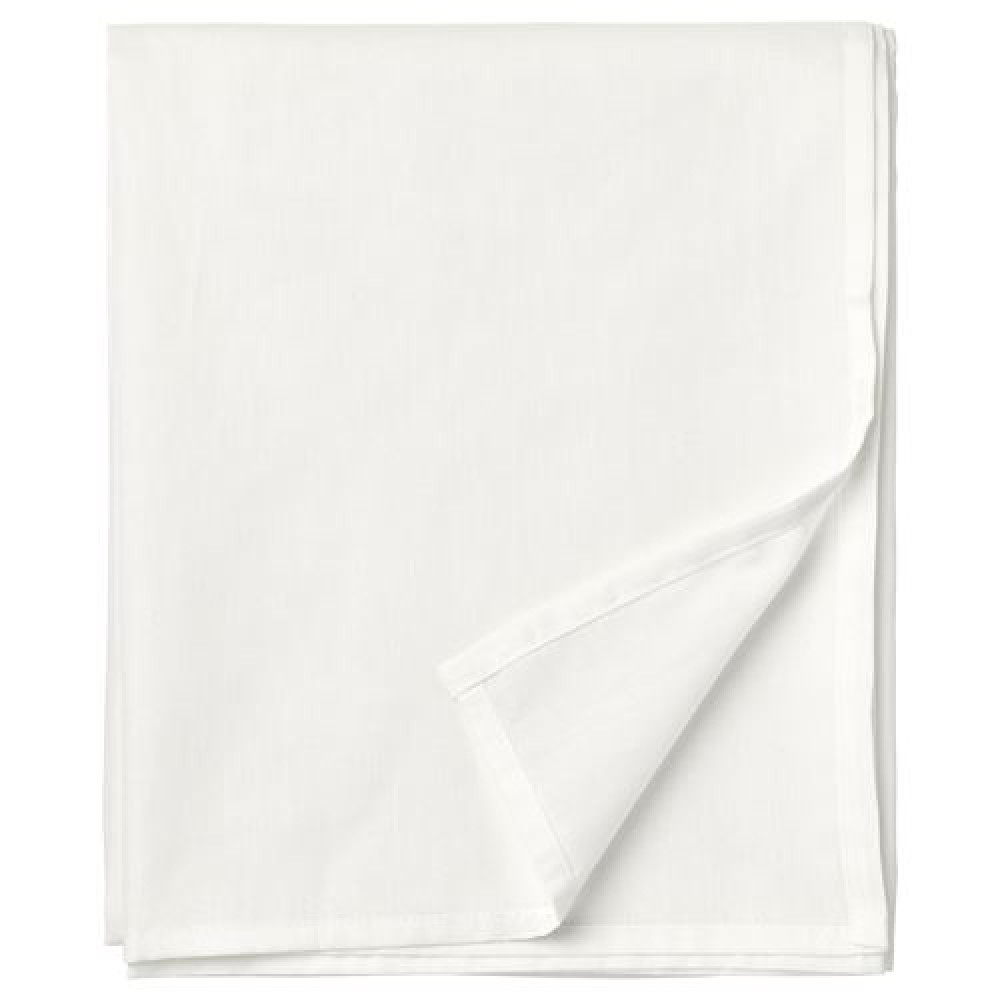 IKEA TAGGVALLMO - tek kişilik çarşaf, 150x250 cm (beyaz)