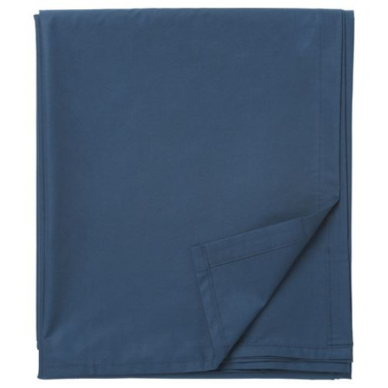IKEA ULLVIDE - tek kişilik çarşaf, 150x260 cm (koyu mavi) koyu mavi