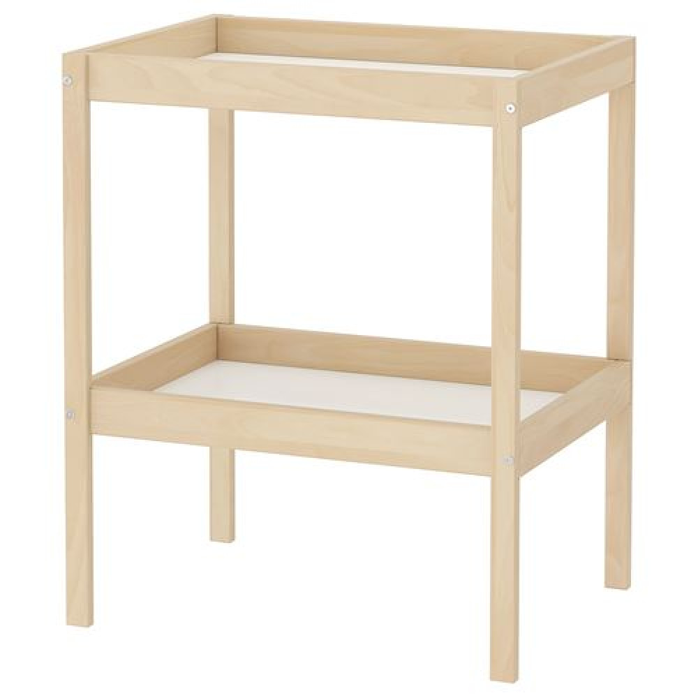 IKEA SNIGLAR - alt değiştirme masası, 72x53 cm (kayın görünümlü)