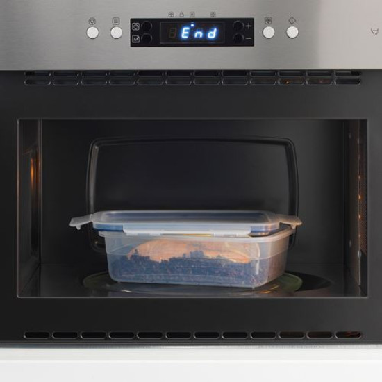 IKEA 365+ - kapaklı plastik saklama kabı, 1 lt (plastik) plastik