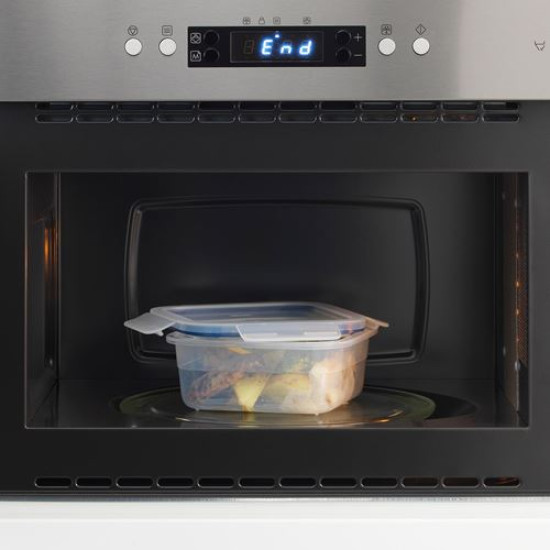 IKEA 365+ - plastik saklama kabı seti, 750 ml (şeffaf) şeffaf