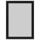 IKEA FISKBO - siyah çerçeve, 21x30 cm (siyah)