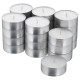 IKEA GLIMMA - tealight mum, 9 saat (beyaz)