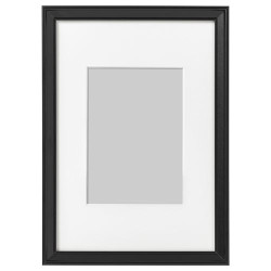 IKEA KNOPPÄNG - siyah çerçeve, 21x30 cm (siyah)