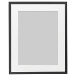 IKEA KNOPPÄNG - siyah çerçeve, 40x50 cm (siyah)