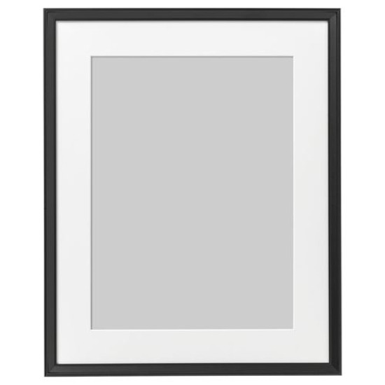 IKEA KNOPPÄNG - siyah çerçeve, 40x50 cm (siyah)