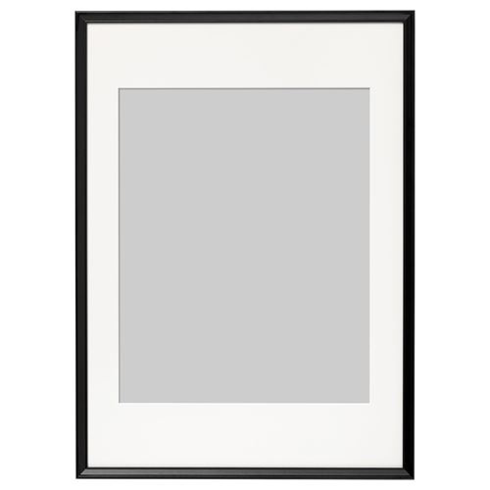 IKEA KNOPPÄNG - siyah çerçeve, 50x70 cm (siyah)